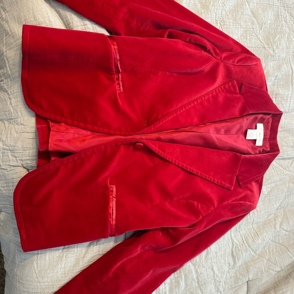 Marshall Red Velvet Women's Blazer - Picture 2 of 4